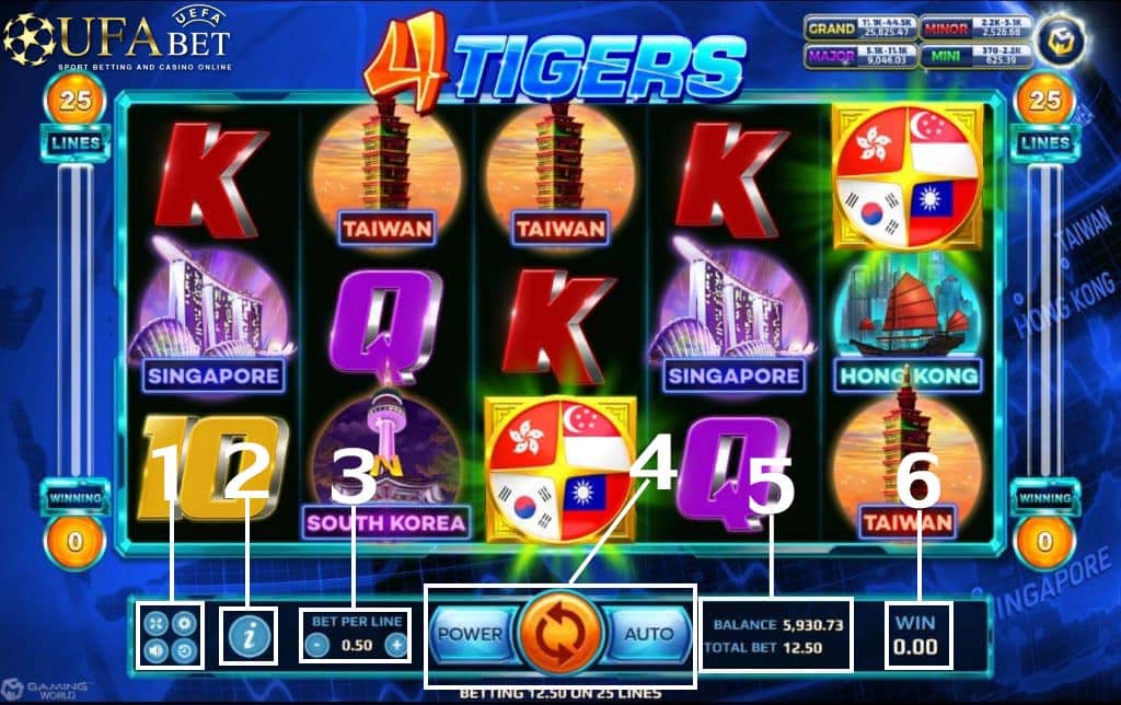 4 tiger วิธีเล่น
