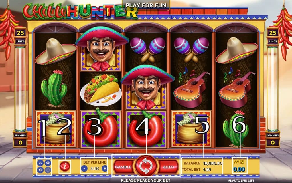 CHILLI HUNTER-วิธีเล่น