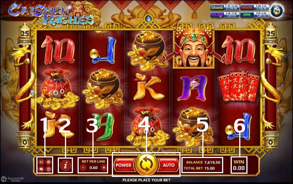 CAISHEN RICHES-วิธีเล่น