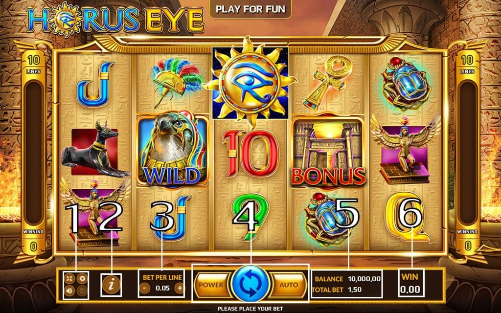 horus eye-วิธีเล่น