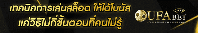เทคนิคการเล่นสล็อต ให้ได้โบนัส Banner
